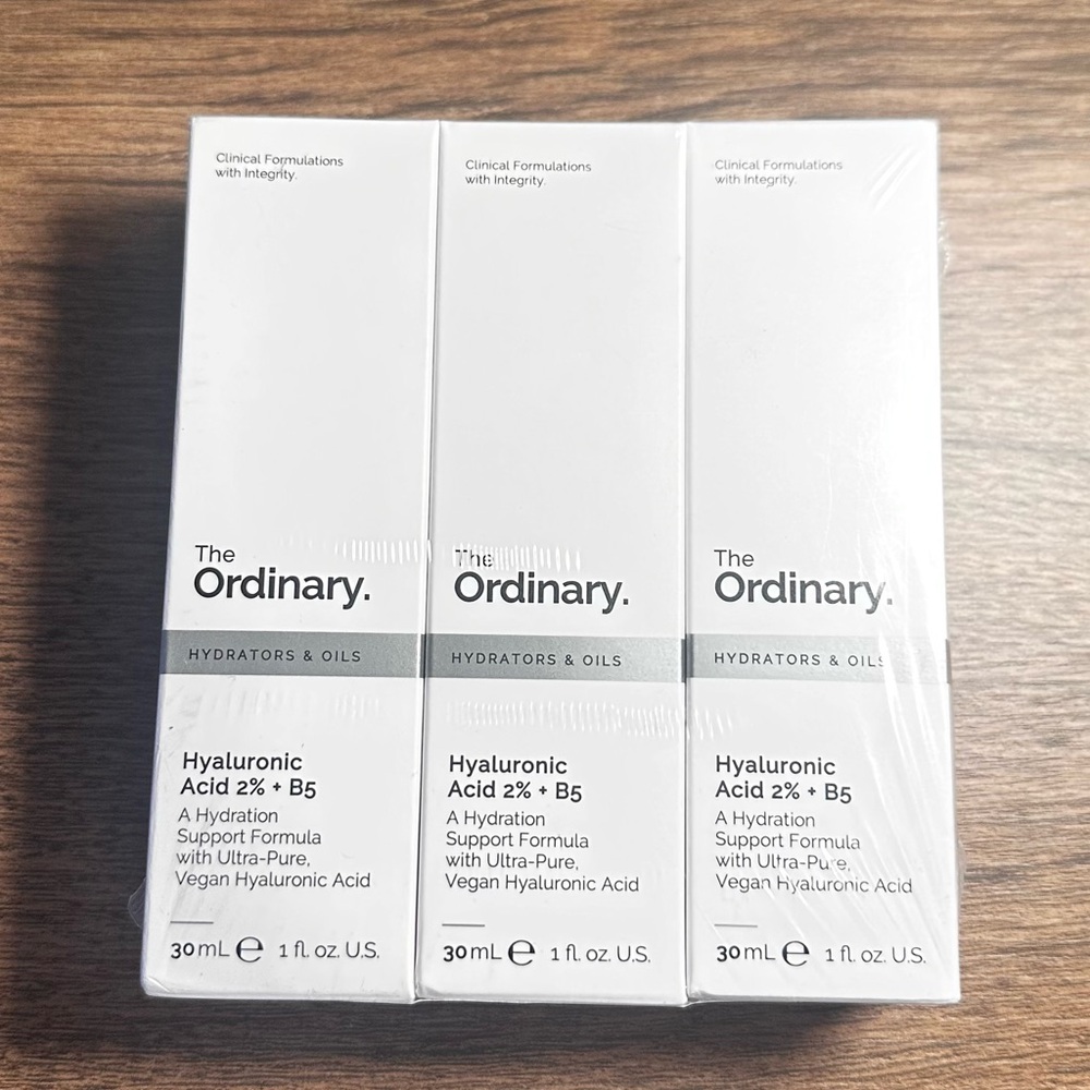 NEW THE ORDINARY HyaluronicAcid 2% + B5 - 3x 30ml
